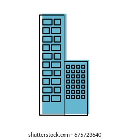 buildings cityscape scene icon