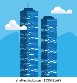 buildings construction cityscape scene