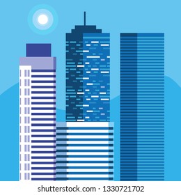 buildings construction cityscape scene