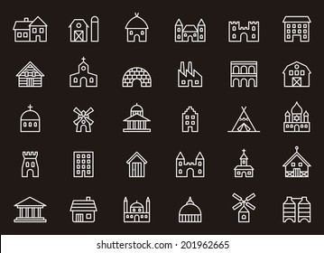 Buildings & Constructions icons