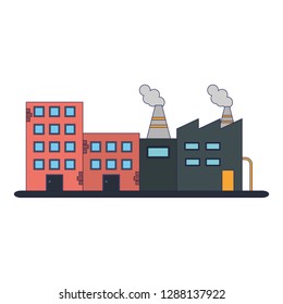 buildings and factory