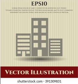 Buildings high quality icon