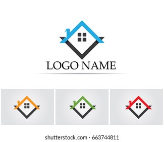 Buildings home logo and symbols