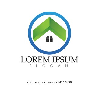 Buildings home logo and symbols