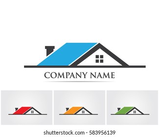 Buildings home tower logo vector 