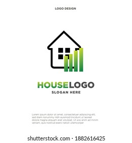 Buildings House logo designs concept vector, Nature Home logo symbol, Home logo icon