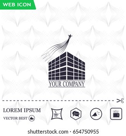 Buildings icon for company