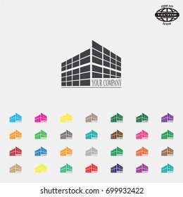 Buildings icon for company