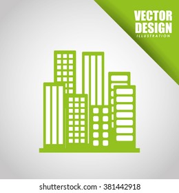 buildings icon design 