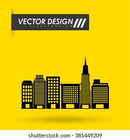 buildings icon design 