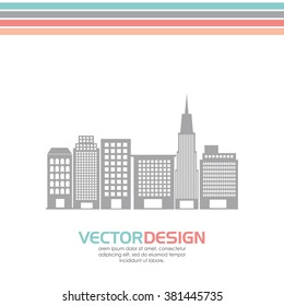 buildings icon design, vector illustration eps10 graphic 