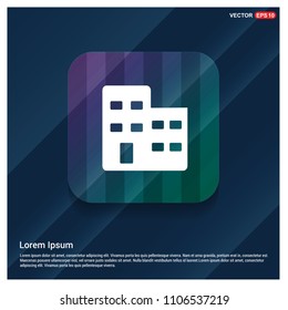 Buildings Icon - Free vector icon