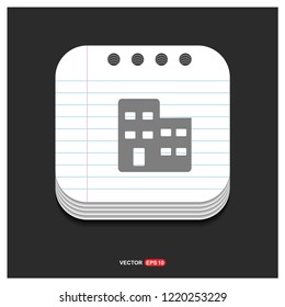 Buildings Icon - Free vector icon