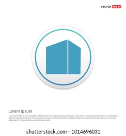 Buildings Icon Hexa White Background icon template
