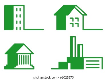 Buildings - Icon Set