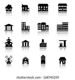Buildings icons