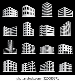 Buildings icons