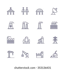 Buildings icons