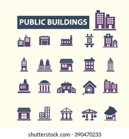 buildings icons
