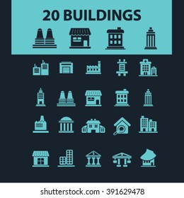 buildings icons
