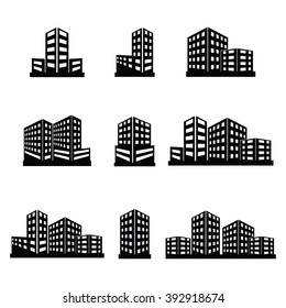 Buildings icons