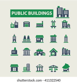 buildings icons
