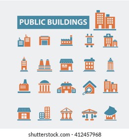buildings icons
