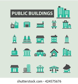 buildings icons
