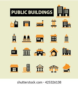 buildings icons
