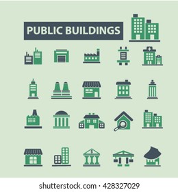 buildings icons
