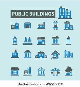 buildings icons
