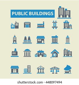 buildings icons