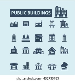 iconos de edificios