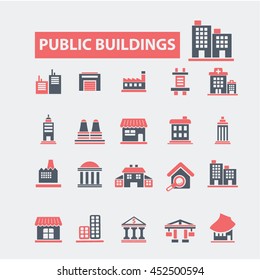 buildings icons