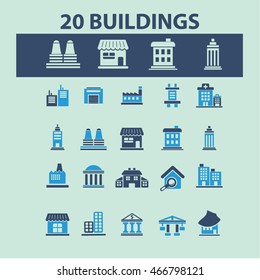 buildings icons