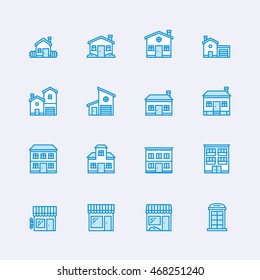 Buildings icons