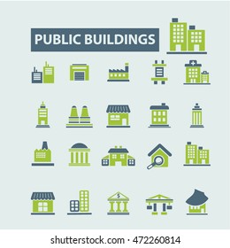buildings icons