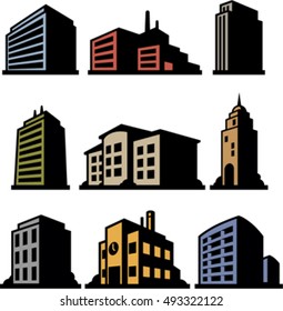 Buildings Icons