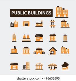 buildings icons