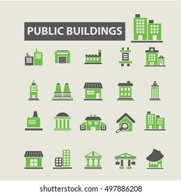 iconos de edificios