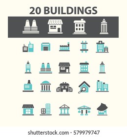 iconos de edificios

