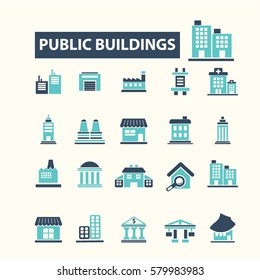 buildings icons
