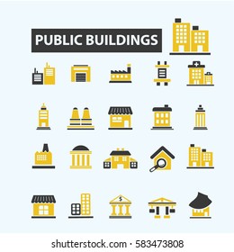 buildings icons
