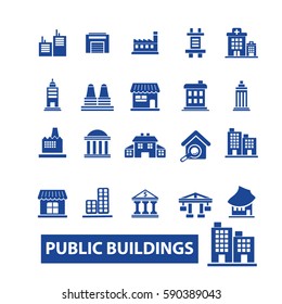 buildings icons