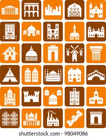 Buildings icons