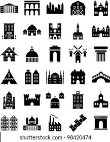 Buildings icons