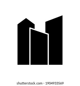 Buildings icons. high quality black style vector icons