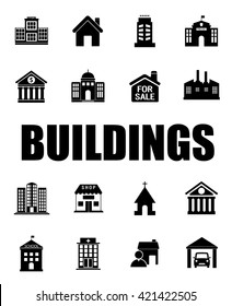 BUILDINGS icons set