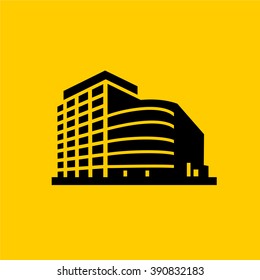 Buildings icons vector
