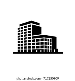 Buildings icons vector